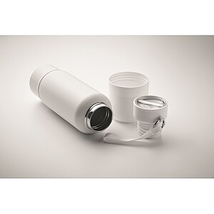 Double wall bottle 500ml, white