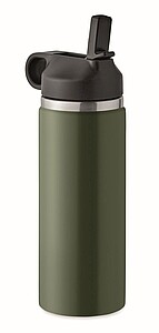 Double wall insulated vacuum bottle