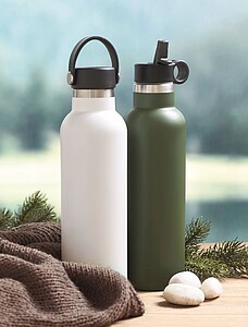 Double wall insulated vacuum bottle