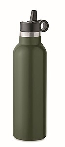 Double wall insulated vacuum bottle