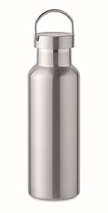 Double wall insulating vacuum bottle