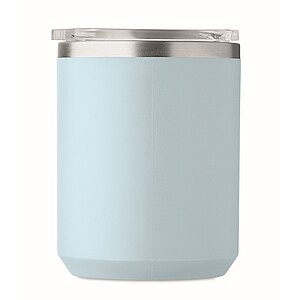 Double wall mug 400ml, baby blue