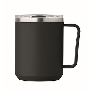 Double wall mug 400ml, black