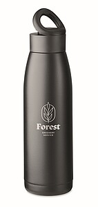 Double wall recycled stainless steel bottle