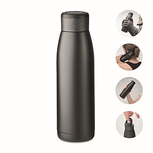 Double wall recycled stainless steel bottle