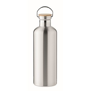 Double wall stainless steel insulating vacuum flask