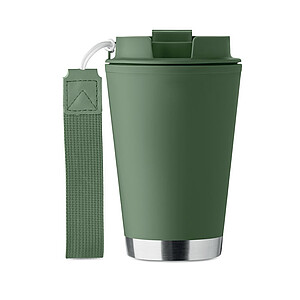 Double wall tumbler 300ml, dark green