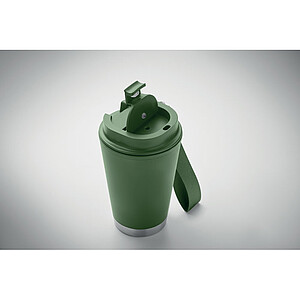 Double wall tumbler 300ml, dark green