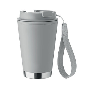 Double wall tumbler 300ml, grey