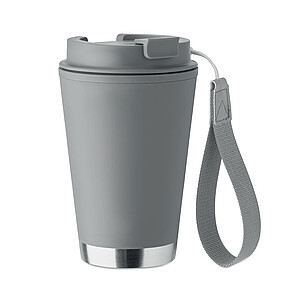 Double wall tumbler 300ml, stone grey