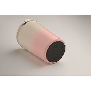 Double wall tumbler 350 ml, baby pink