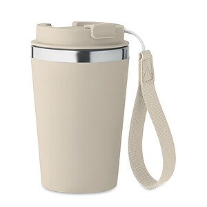 Double wall tumbler 350 ml, beige