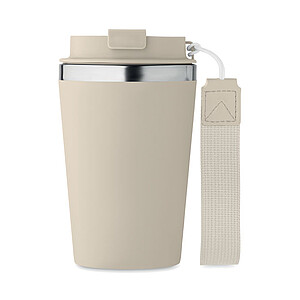 Double wall tumbler 350 ml, beige