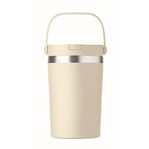 Double wall tumbler 350 ml, beige