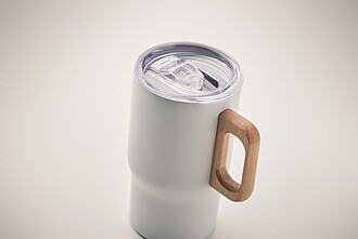 Double wall tumbler 350ml, white