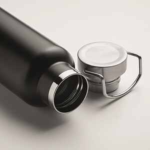 Double wall vacuum insulated flask