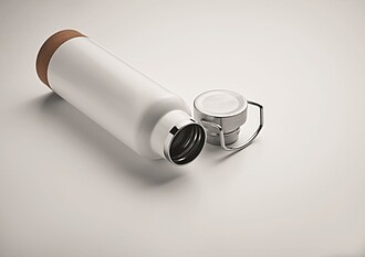 Double wall vacuum insulated flask