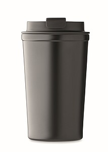 Double wall vacuum insulated tumbler