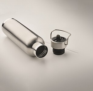 Double wall vacuum insulating bottle