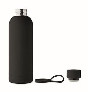 Double wall vacuum insulating bottle