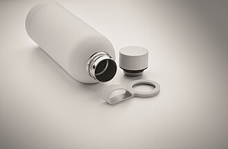 Double wall vacuum insulating bottle