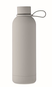 Double wall vacuum insulating bottle