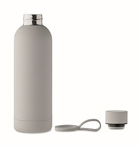 Double wall vacuum insulating bottle