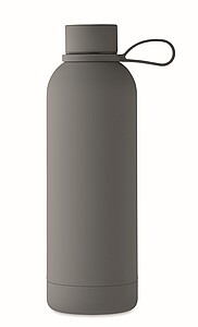 Double wall vacuum insulating bottle
