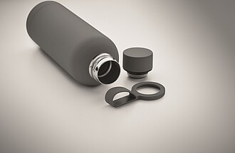 Double wall vacuum insulating bottle