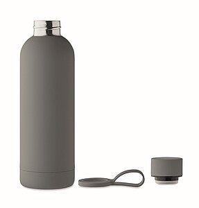 Double wall vacuum insulating bottle