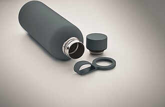 Double wall vacuum insulating bottle