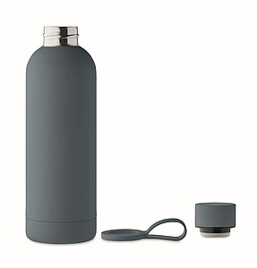 Double wall vacuum insulating bottle