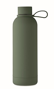 Double wall vacuum insulating bottle
