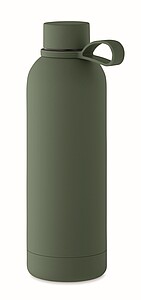 Double wall vacuum insulating bottle