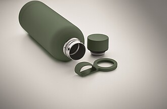 Double wall vacuum insulating bottle