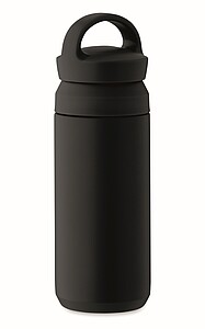 Double wall vacuum insulating bottle