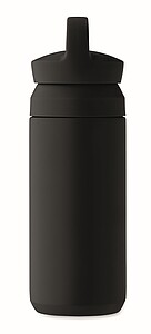 Double wall vacuum insulating bottle