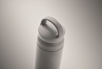 Double wall vacuum insulating bottle