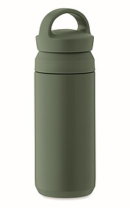 Double wall vacuum insulating bottle
