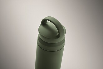 Double wall vacuum insulating bottle