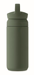 Double wall vacuum insulating bottle