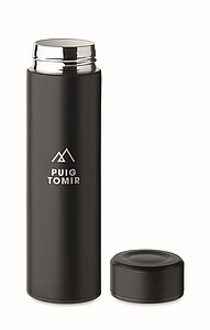 Double wall vacuum insulating bottle