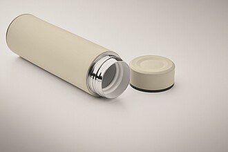 Double wall vacuum insulating bottle