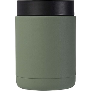 Doveron 500 ml recycled stainless steel insulated lunch pot, heather green