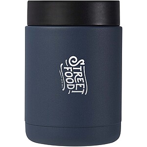 Doveron 500 ml recycled stainless steel insulated lunch pot, ice blue