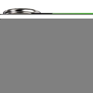 Doveron 500 ml recycled stainless steel insulated lunch pot, ice blue