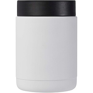 Doveron 500 ml recycled stainless steel insulated lunch pot, white