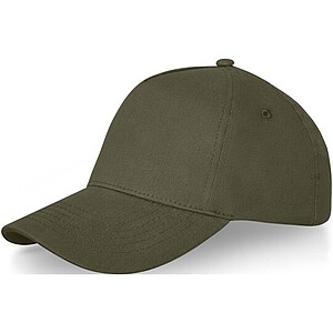 Doyle 5 panel cap, forest green