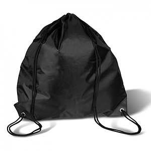 Drawstring backpack, black