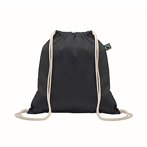 Drawstring bag Fairtrade 180gr, blue